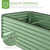 Best Choice Products 8x4x2ft Outdoor Metal Raised Garden Bed, Deep