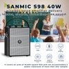 SANMIC Bluetooth 5.3 Voice Amplifier with Wireless Microphone Headset,Personal Wireless