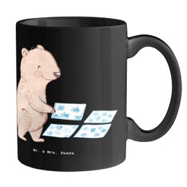 Mr. & Mrs. Panda Tasse Fliesenleger: Wir bringen Ordnung ins Chaos, eine Fliese nach der anderen! - Geschenk, Kaffeetassen, Teebecher, Berufsalltag,