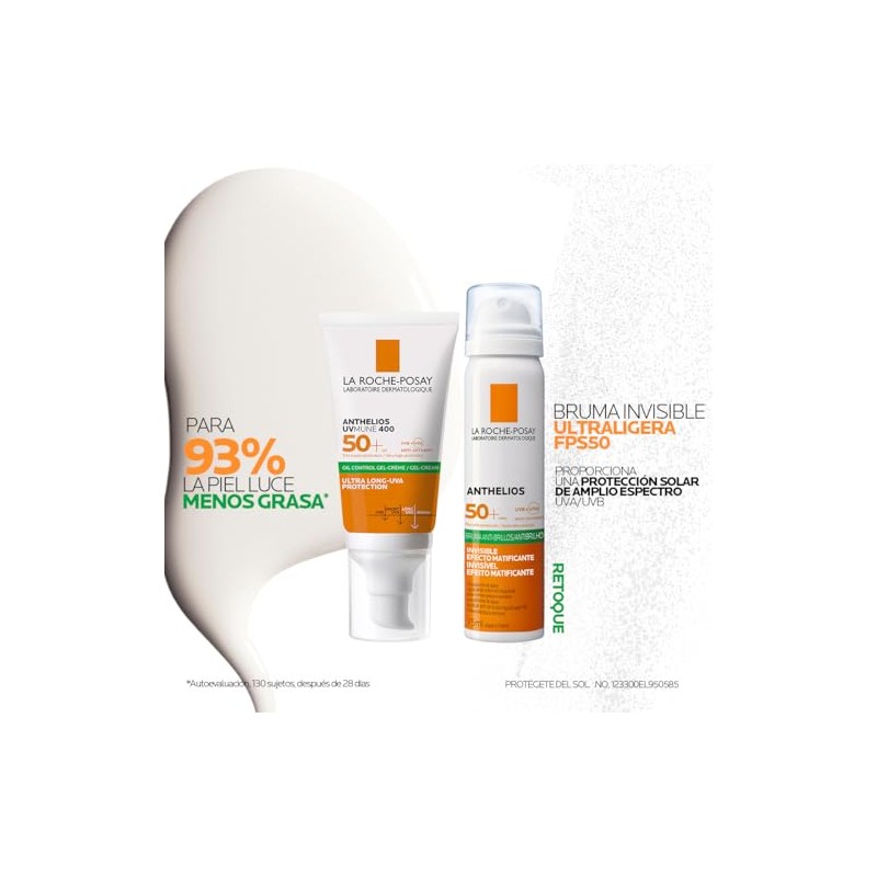 La Roche-Posay Rutina de Protección Solar para piel Grasa: Kit