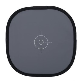 Grey Card, Reflector Card in Grey/W, Grey Card, Grey Card for White Balance, Photo Cards, 30 cm, Foldable, 18% Grey White Balance, Reference Card with Bag, Photo Accessories