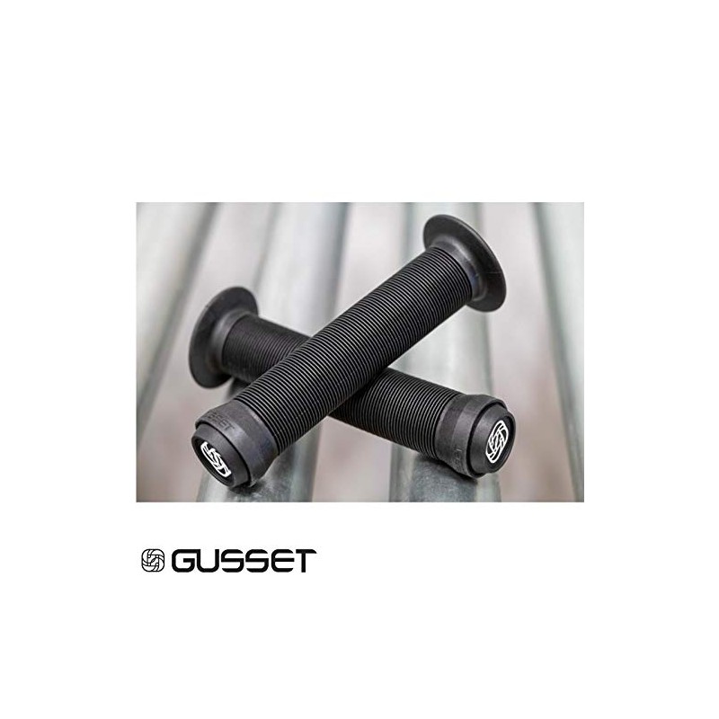 Gusset Sleeper Flanged Grips - Black