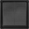 ECOPRO VENT / 4" x 4" Inch Inside Measurement/Black Plastic