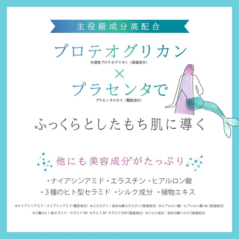 Fift Mermaid Silk Sustainable Packaging, Milky Lotion, Made in Japan,