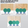 ALPXUXP Sanding Discs 150 mm Velcro 100 Grit Sandpaper 15-Hole