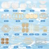 SUNNYCLUE 1 Box 10 Pairs Natural Shell Earring Making Kit