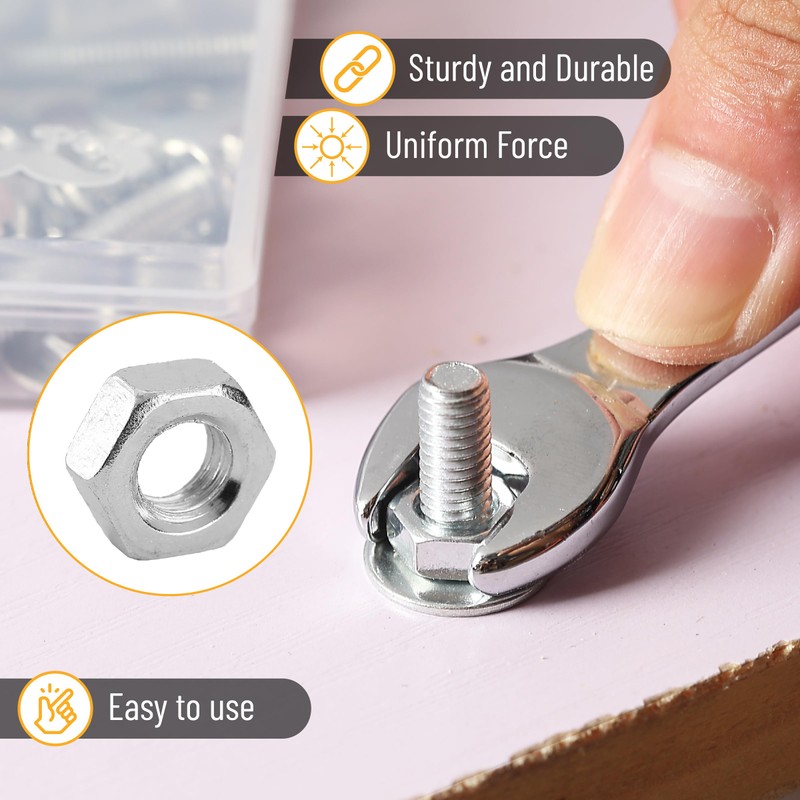 Mr. Pen- Bolts, Nuts, and Washer Assortment Kit, 226 pcs,