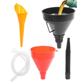 Flaconi Automotive Funnel,Funnels for Automotive Use,Oil Funnel for Oil Change, Flexible Oil Funnel,Oil Funnel,Flexible Funnel,Gas Funnel for Cars,Suitable for Filling Water,Gasoline,Coolant