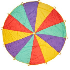 The Twiddlers - 12ft Parachute Play Tent Kids Game with 12 Handles