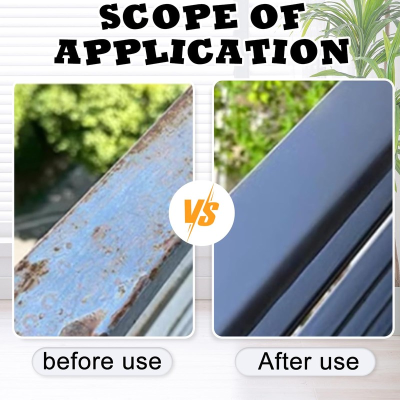 Weatherproof Rust Converter Paint for Metal, Rust Remover for Metal