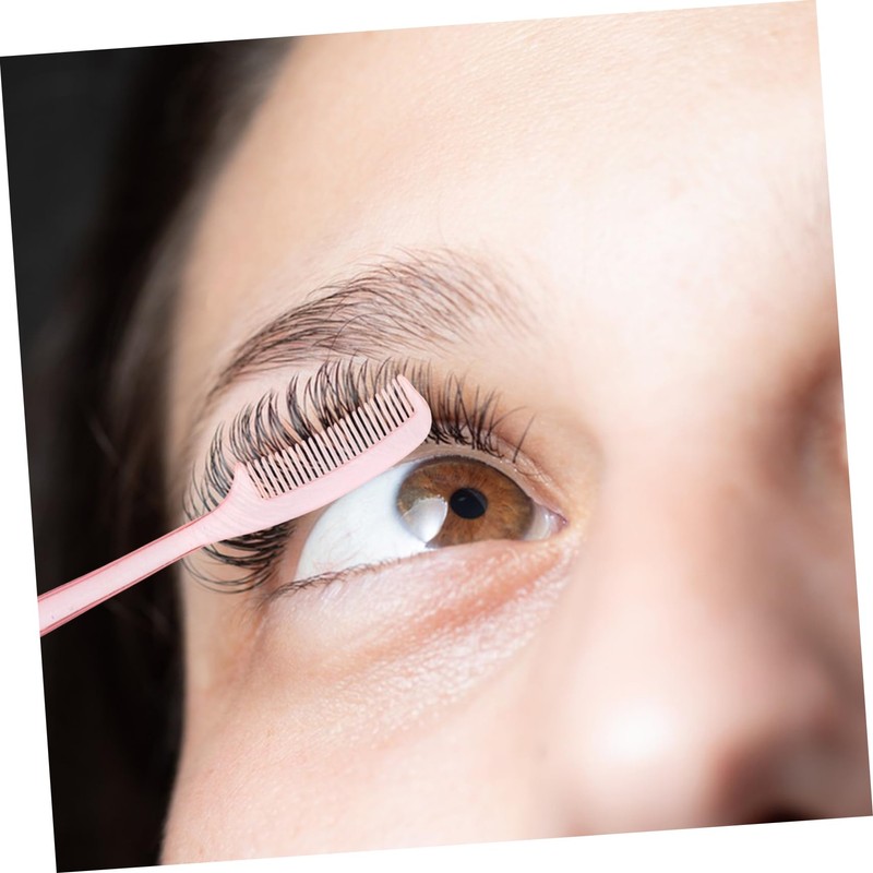 FOMIYES 300pcs Mini Eyelash Extensions Brush Comb Versatile Eyebrow Eyelash