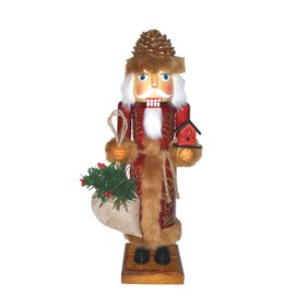 Santa's Workshop 70908 Pine Cone Santa Nutcracker, 14"