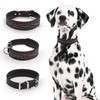 MICHUR Luis Dog Collar Leather, Dog Leather Collar, Collar, Brown