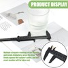 TNJPSEK 6 Pack Plastic Vernier Caliper, 150mm Eyebrow Measuring Tool,