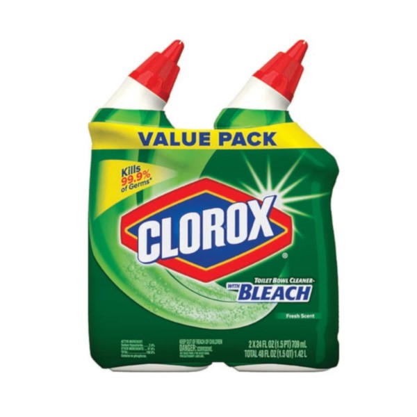 Clorox Toilet Bowl Cleaner, Fresh Scent, 24 Fluid Ounces