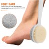FRCOLOR Long Handle Foot File with Pumice Stone Callus Remover