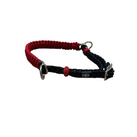 side pull hackamore with a whoa bitless bridle attachment horse tack red ...black or brown chinstrap