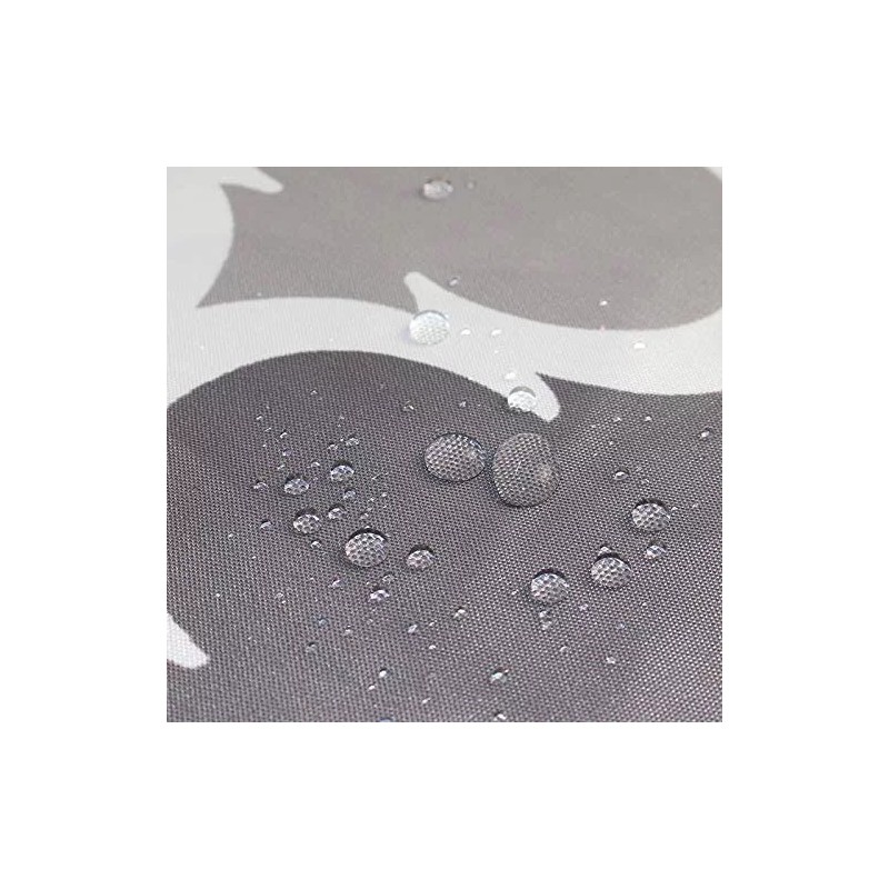 SANBREVE Cortina De Baño Lavable Tela Poliéster Impermeable 180*180cm