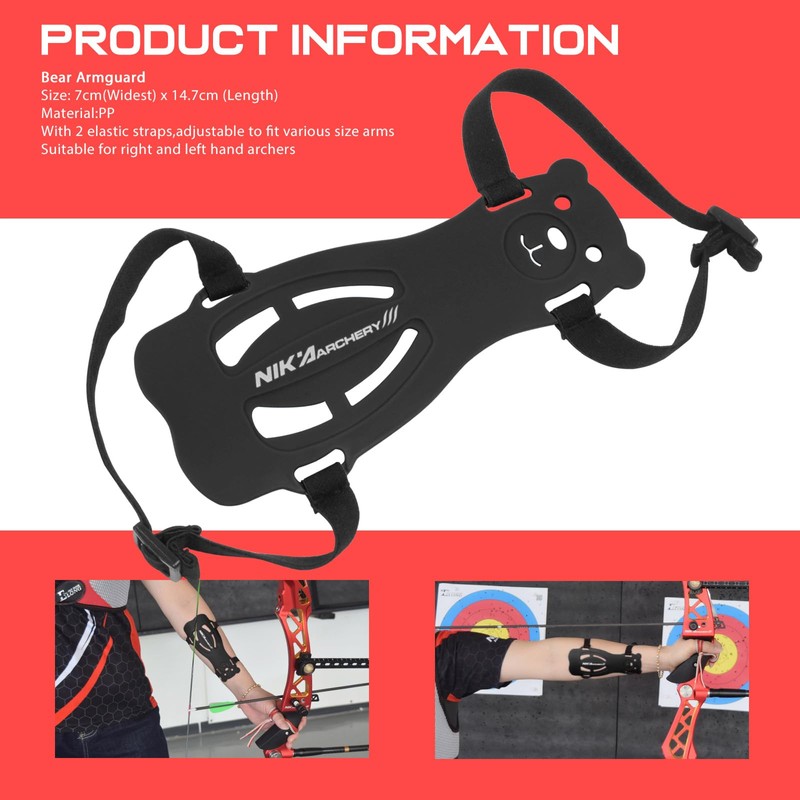 EOU Archery Arm Guards Youth Forearm Guard Wrist Protection Adjustable