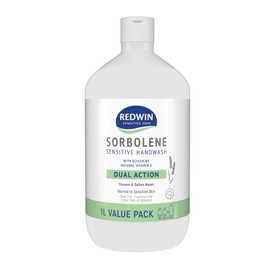 Redwin Sorbolene Sensitive Handwash Dual Action Value Pack 1L