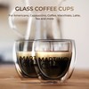 Double Wall Glass Coffee Mugs - Glass Espresso Cups with