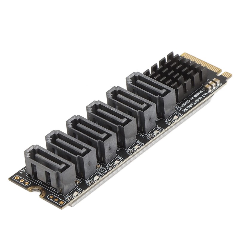 M.2 to SATA3.0 Converter - High-Speed ASM1166 M.2 PCIe to