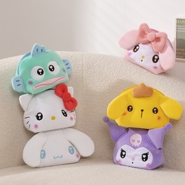 Character Clutch Bag Portable Travel Large Capacity Wash Bag Key Cell Phone Storage Bag NO.6 3ea