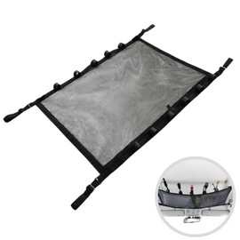 Senfu Rod Holder Fishing Rod Holder for Car Car Ceiling Fishing Rod Fishing Tackle Storage 5 Pcs Mesh Pocket Black