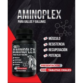 Aminoacid Booster for Roosters - Aminoplex 100 tab vitamina para Gallos