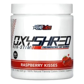 EHPlabs Oxyshred Non-Stim Quemador Grasa Raspberry Kisses 270g Sin Cafeína                                                                            