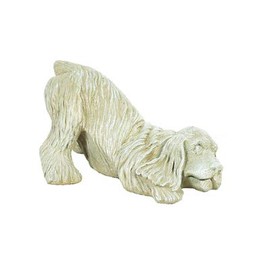 Solid Rock Stoneworks Playful Cocker Spaniel- 9" Tall- Desert Sand