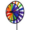 In the Breeze 13-Inch Double Wheel Rainbow Spinner, Outdoor Ground