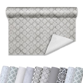 Con-Tact Brand Grip Prints Non-Adhesive Non-Slip Counter Top, Drawer/Shelf Liner, 12" x 20' (Moroccan Marble)