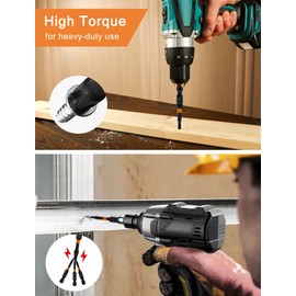 Hex Drill Bit Set, 10PCS S2 Steel Magnetic Allen Bit Set (H1.5-H12), 2 Inch Hex Head Screwdriver Bits with Storage Holder for DIY, Repair, Garage Projects