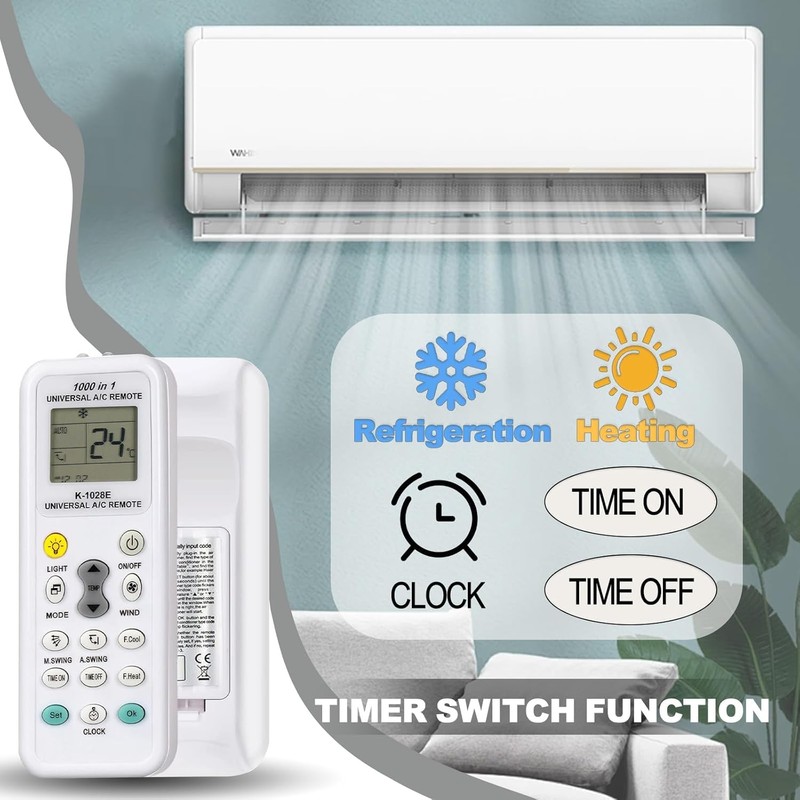 Newest Universal Air Conditioner Remote Control, 1000 in 1 A/C