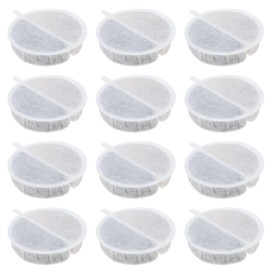 SING F LTD 12PCS Pet Water Fountain Filters Compatible with Nugget Compatible with Nugget Lite Water Fountain Replacement Filters Cat Dog Water Dispenser Filters
