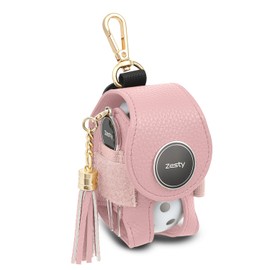 Zesty Golf Ball Case 2W Womens Golf Ball Pouch Ball Holder Green Fork Marker, Pink, Normal Type