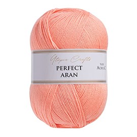 Utopia Crafts Aran Knitting and Crochet Yarn, 400g (Terra Cotta)