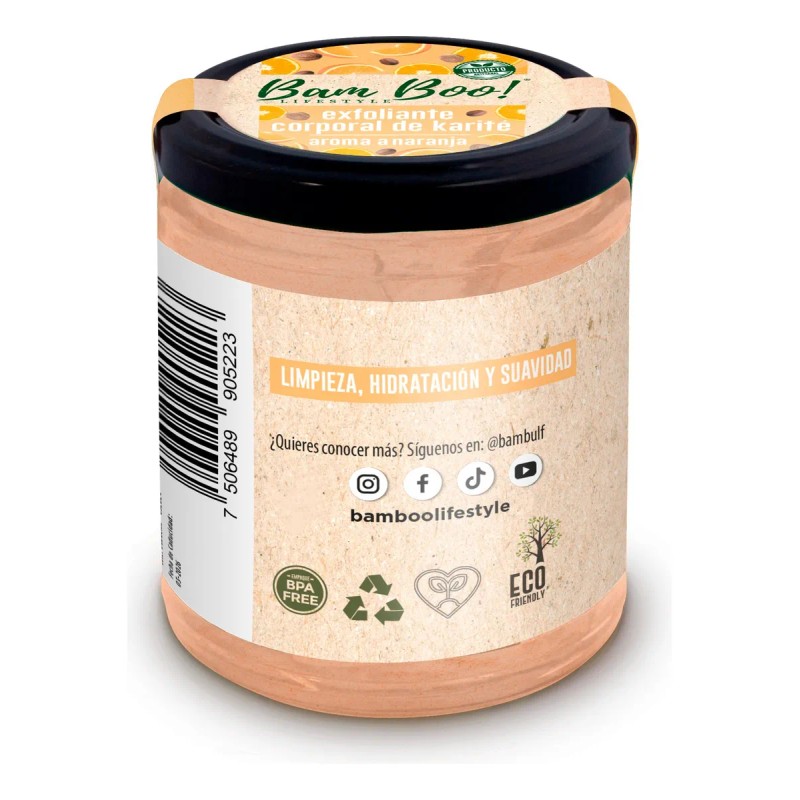 Exfoliante Corporal Karité Aroma Naranja 250 G Bam Boo!