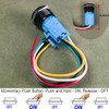 Gebildet 22 mm Stainless Steel Push Button, 12V-24V, LED, 1NO1NC,