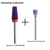 Acrylic Nail Drill Bits 5 in 1 Multifunctional Tapered Shape