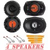 JBL Stage Front & Rear Door Speakers Upgrade for 2002-2008