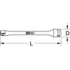 KS Tools 515.1063 Torsion bar extension, 1/2", 110Nm