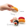 Glaciart One Wool Sushi Cat Toy Set with Catnip |