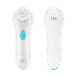 Silk'n Pure Brush Heads, Facial Massage - Gentle Cleansing and Massage for All Skin Types - White - 2 Pieces, SCPB1PE1001