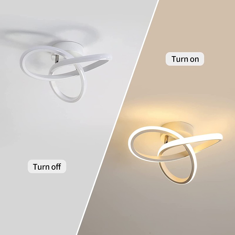 Comely LED Ceiling Light, 22 W, 2500 lm, Modern, Warm