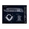 Ballpark Blueprints Target Field Blueprint Style Print (Unframed, 18" H