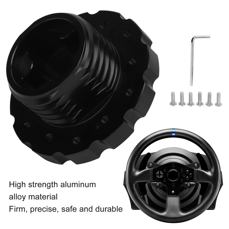 Aluminum Steering Wheel Adapter for Thrustmaster T300 T500 Sparco Luisi