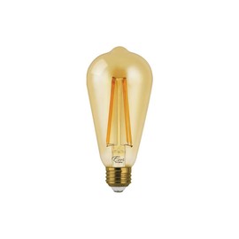 Euri Lighting VST19-3020ea LED ST19 Bulb, Dimmable, Warm White 2200K, 5.5W (60W Equal), 500lm, E26 Base, UL & Energy Star Listed