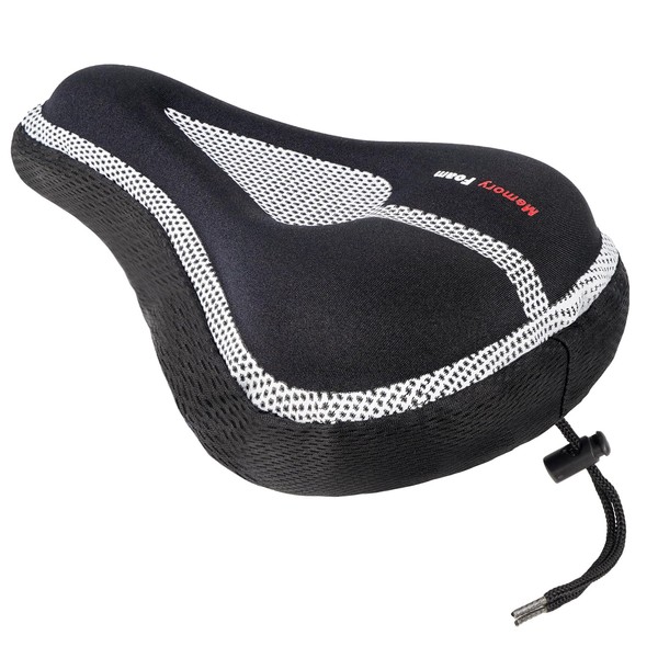 Bike Seat Cushion, Memory Foam & Gel Bike Seat Cushion
